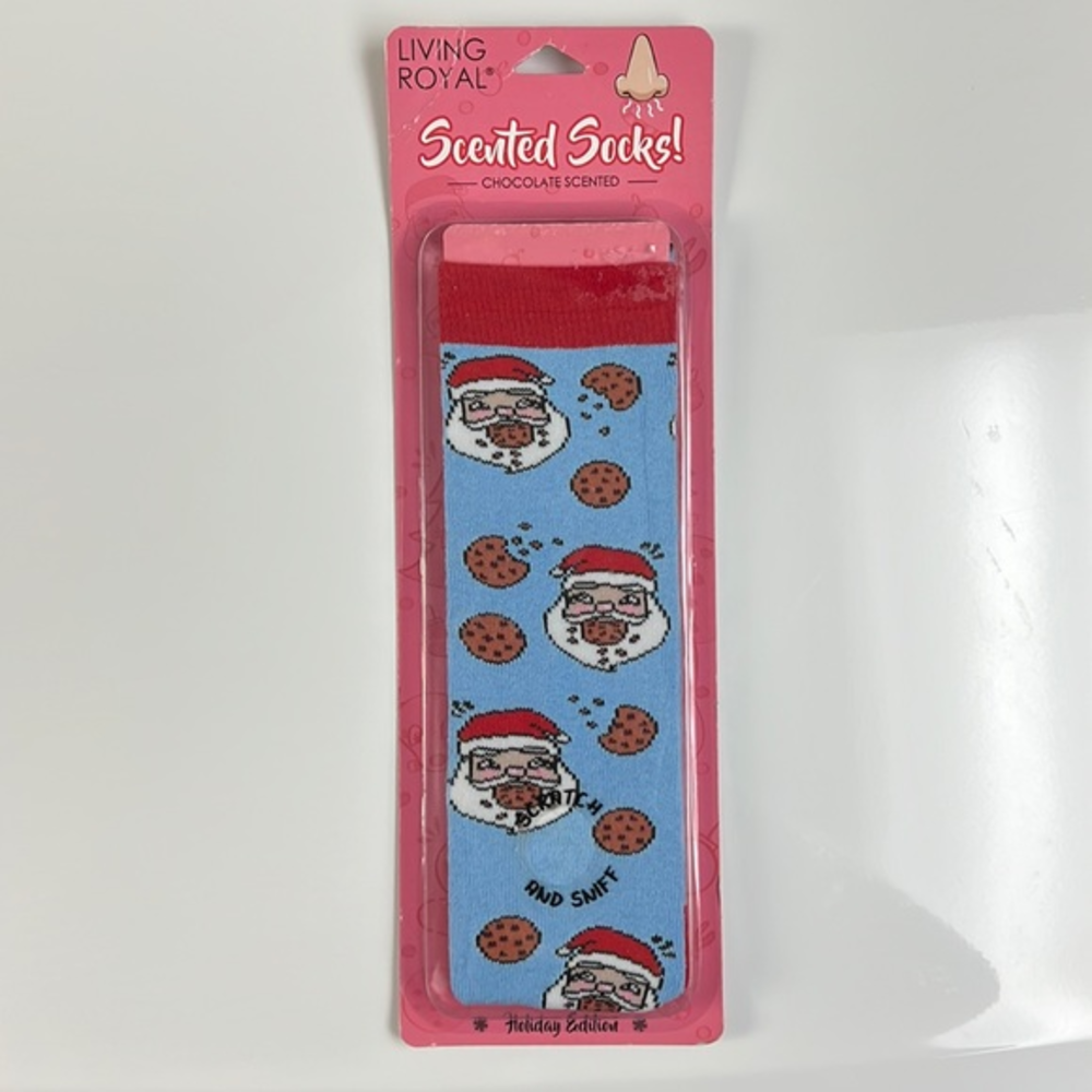 NWOT : Holiday Scented Socks (chocolate)